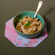 French Rose Hot Plate Set